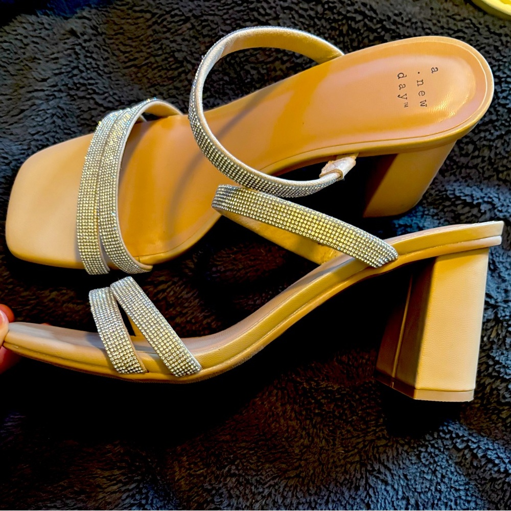 Block heel BLING Shoe